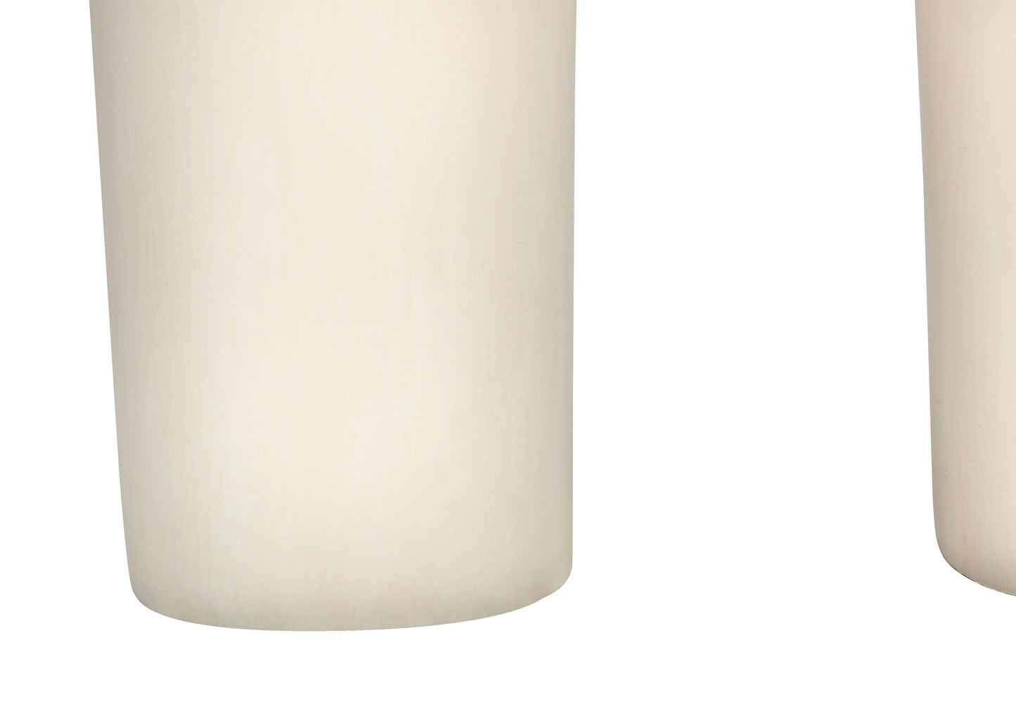 Minimalist offwhite ceramic vase smooth matte finish ideal for modern decor