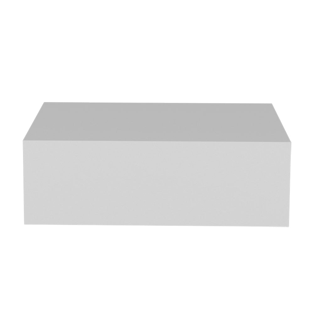Minimalist white display pedestal