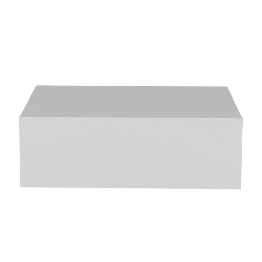 Minimalist white display pedestal