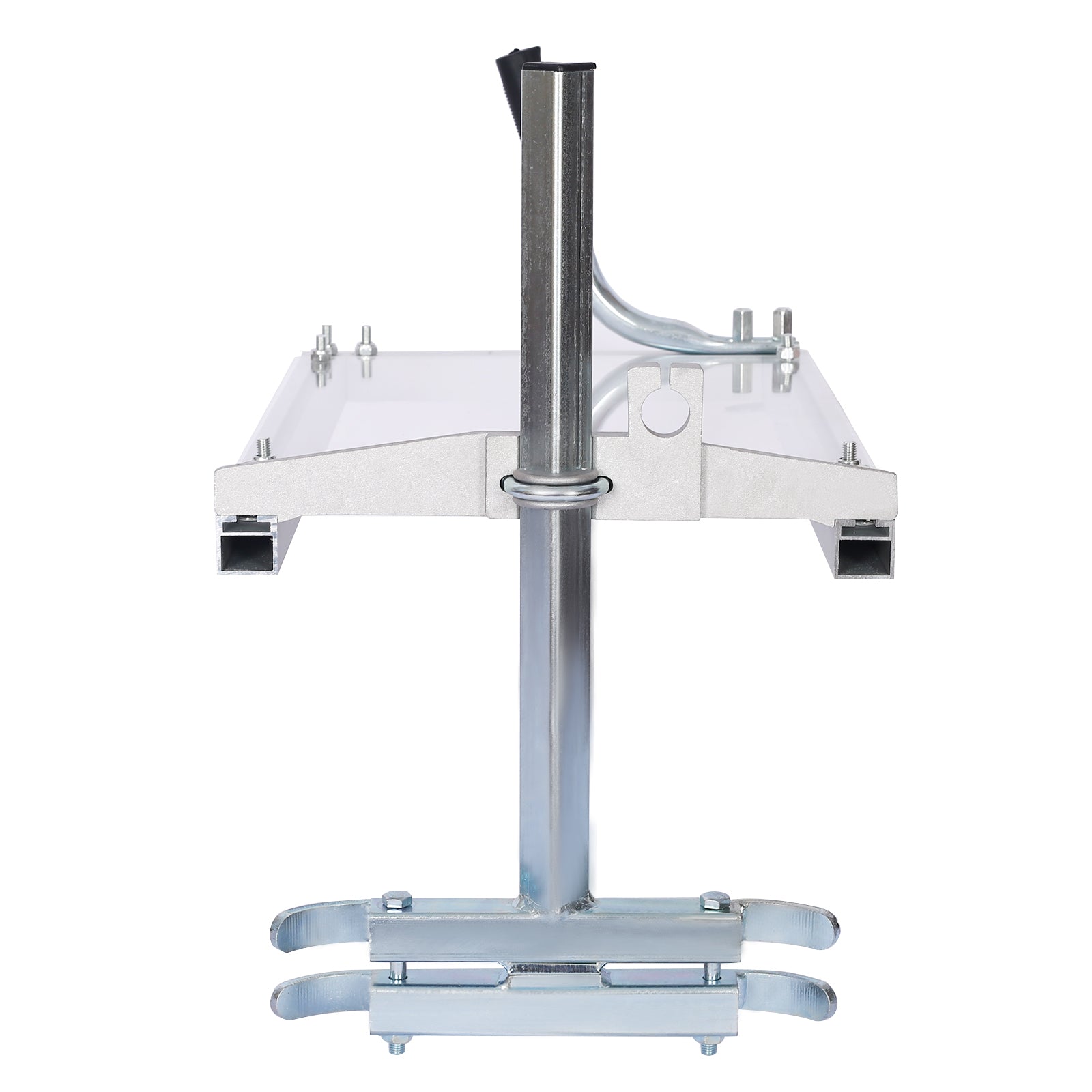 Adjustable metal stand for holding various tools with rubber grips