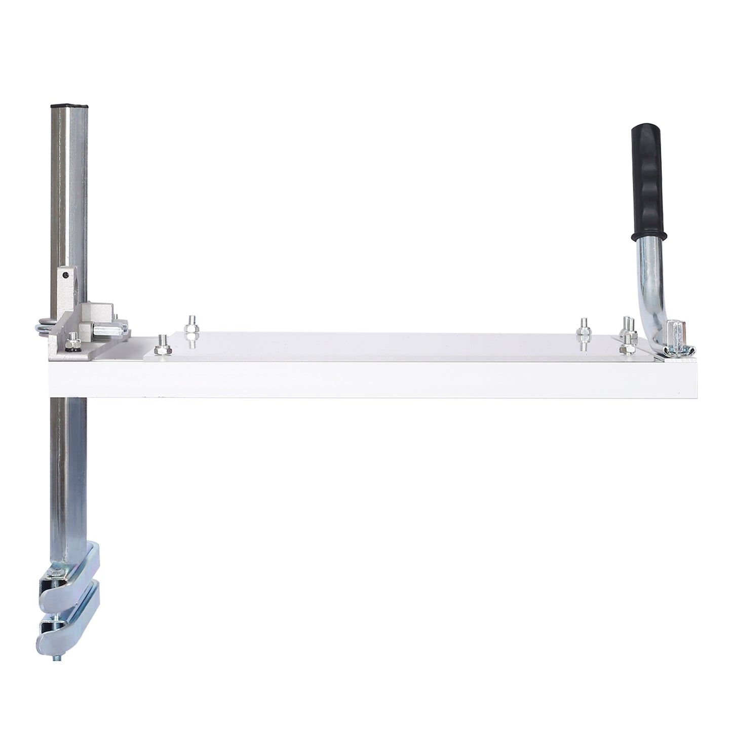 Adjustable chainsaw mill attachment for lumber cutting with metal construction