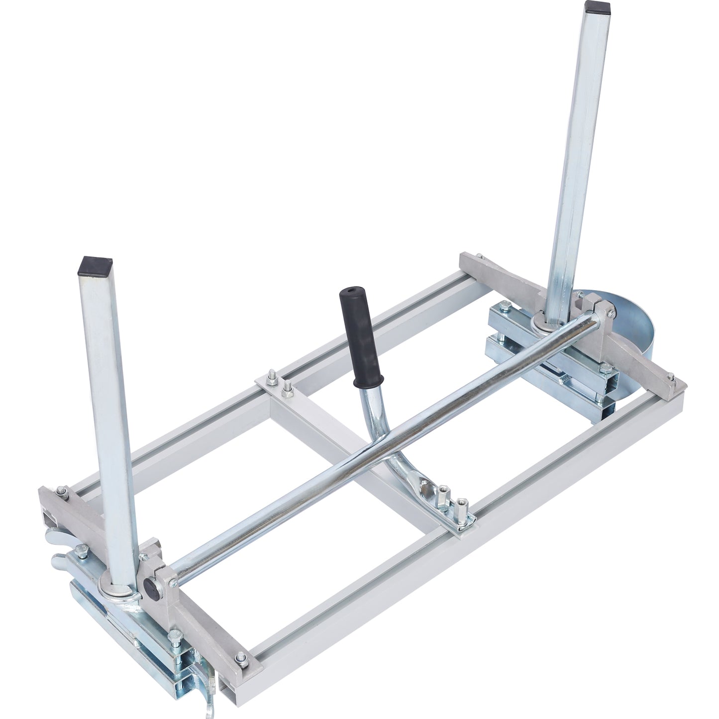 Adjustable chainsaw mill guide for precise lumber milling