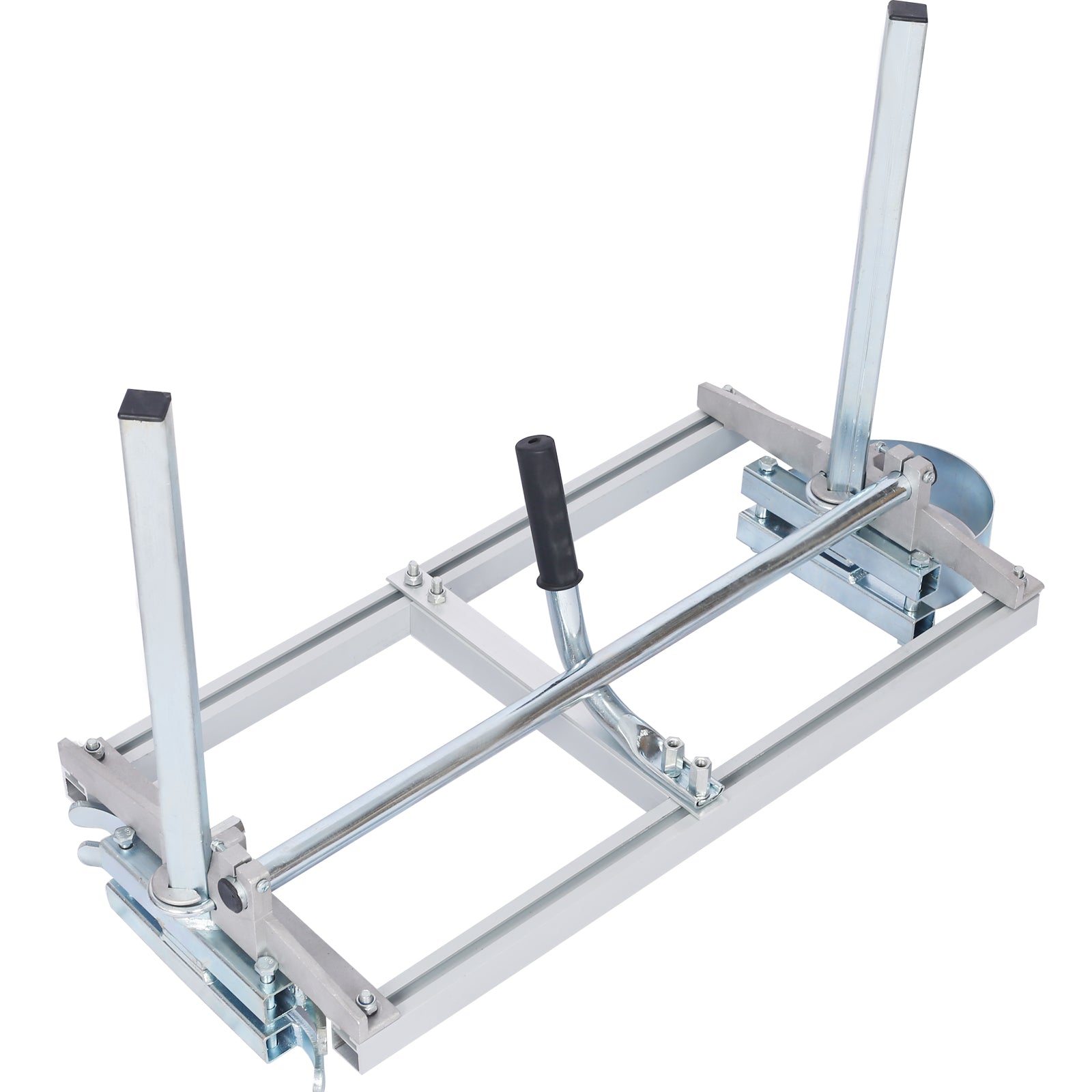 Adjustable chainsaw mill guide for precise lumber milling
