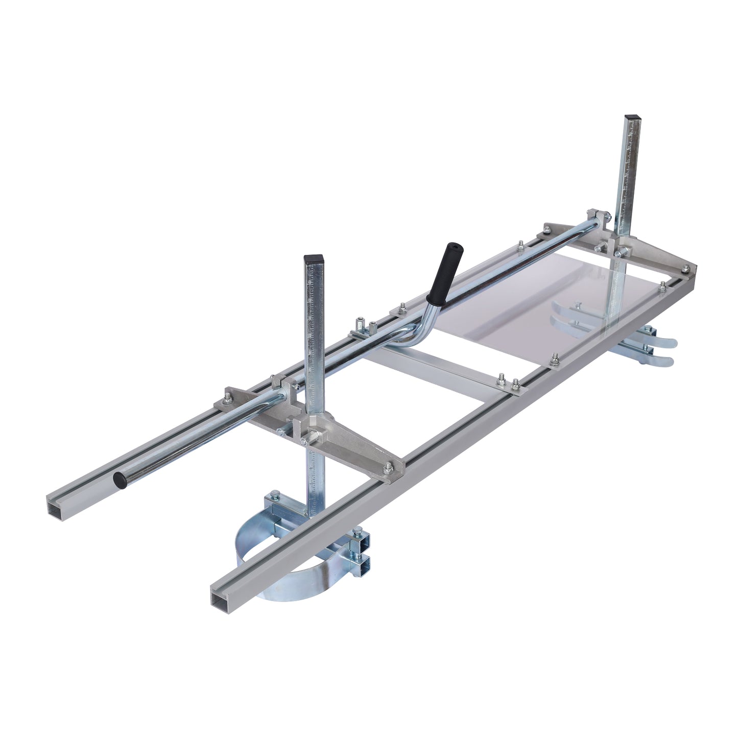 Adjustable chainsaw mill for milling lumber accurately