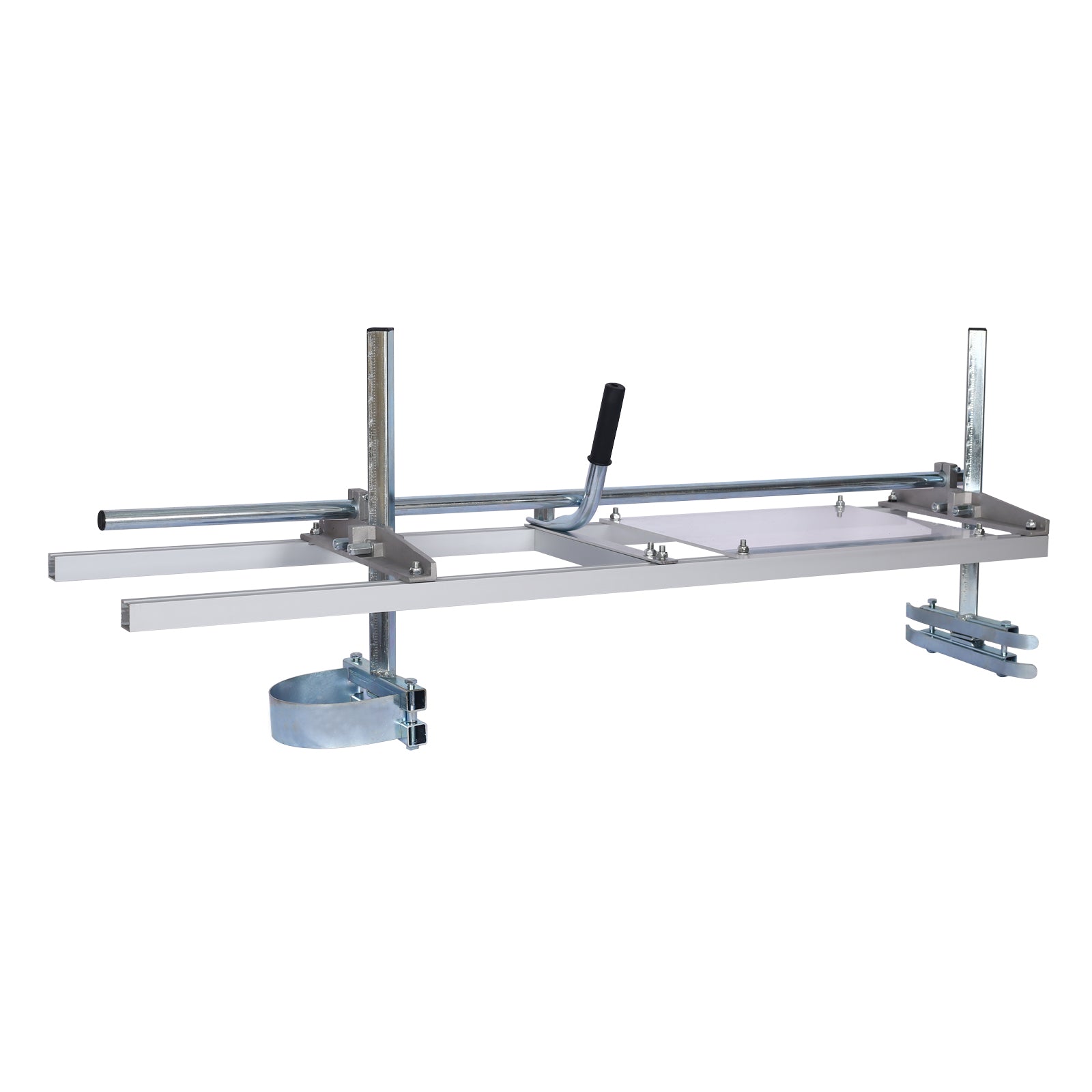Adjustable chainsaw mill for portable lumber milling made of durable aluminum Chainsaw mill