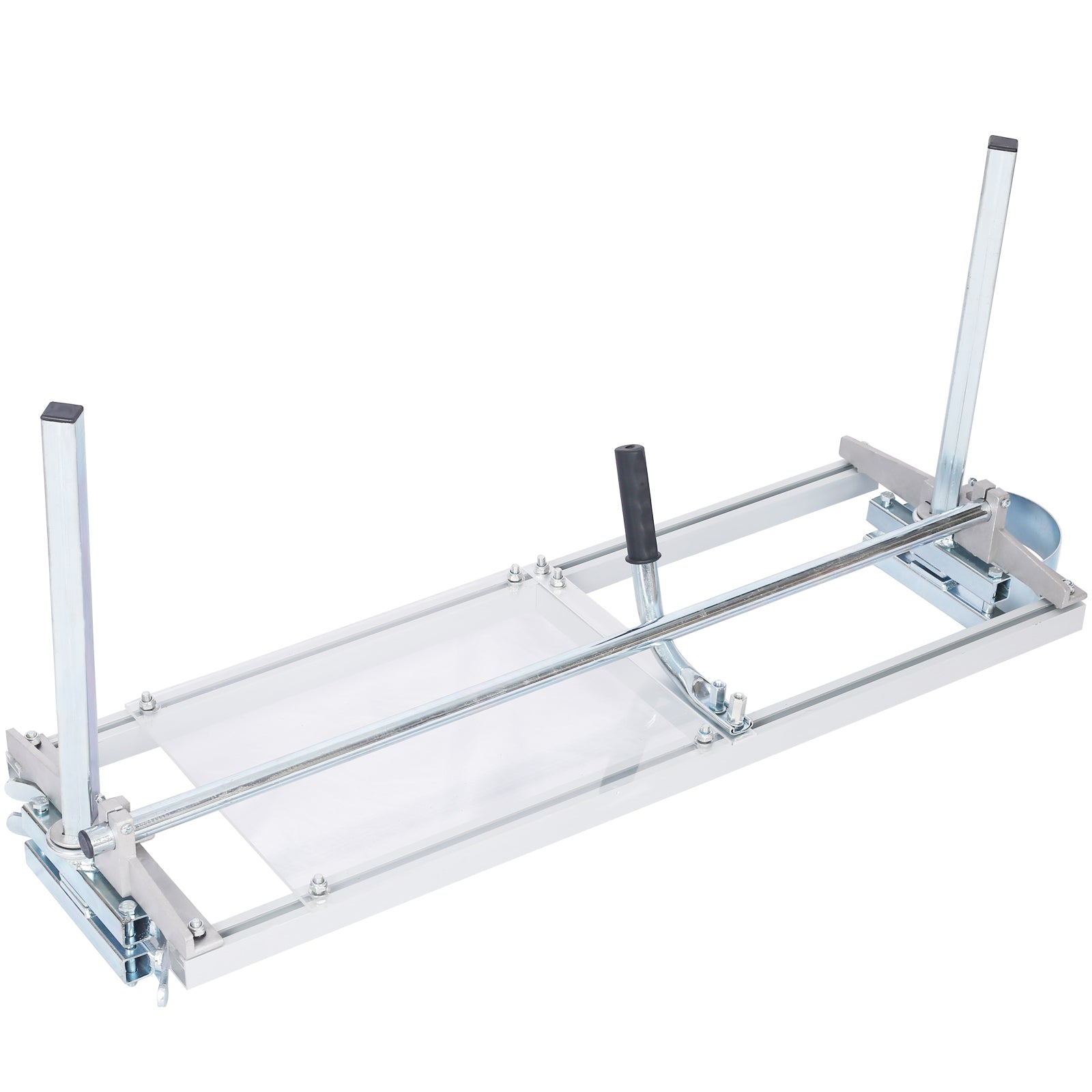 Aluminum chainsaw mill with adjustable height for cutting lumber precisely