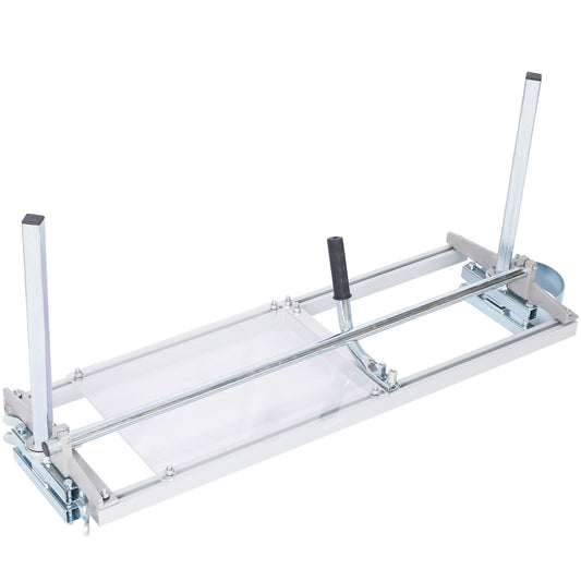 Aluminum chainsaw mill with adjustable height for cutting lumber precisely