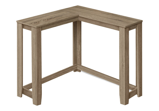 Modern Lshaped desk in rustic oak finish perfect for home office corners