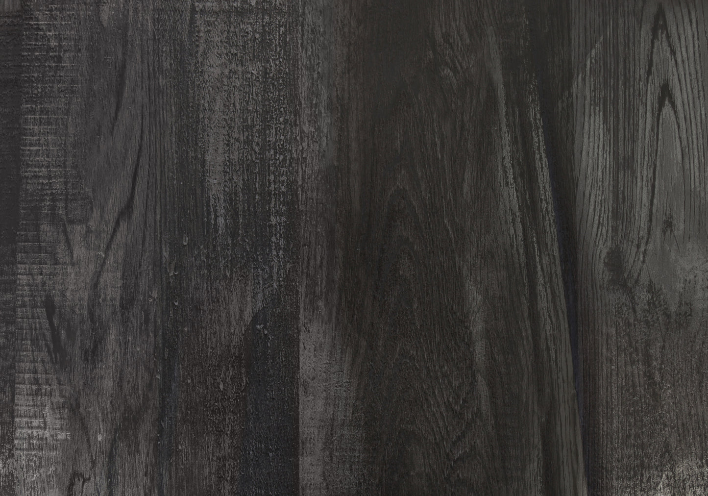 Dark distressed wood texture sample for flooring showing deep grain patterns