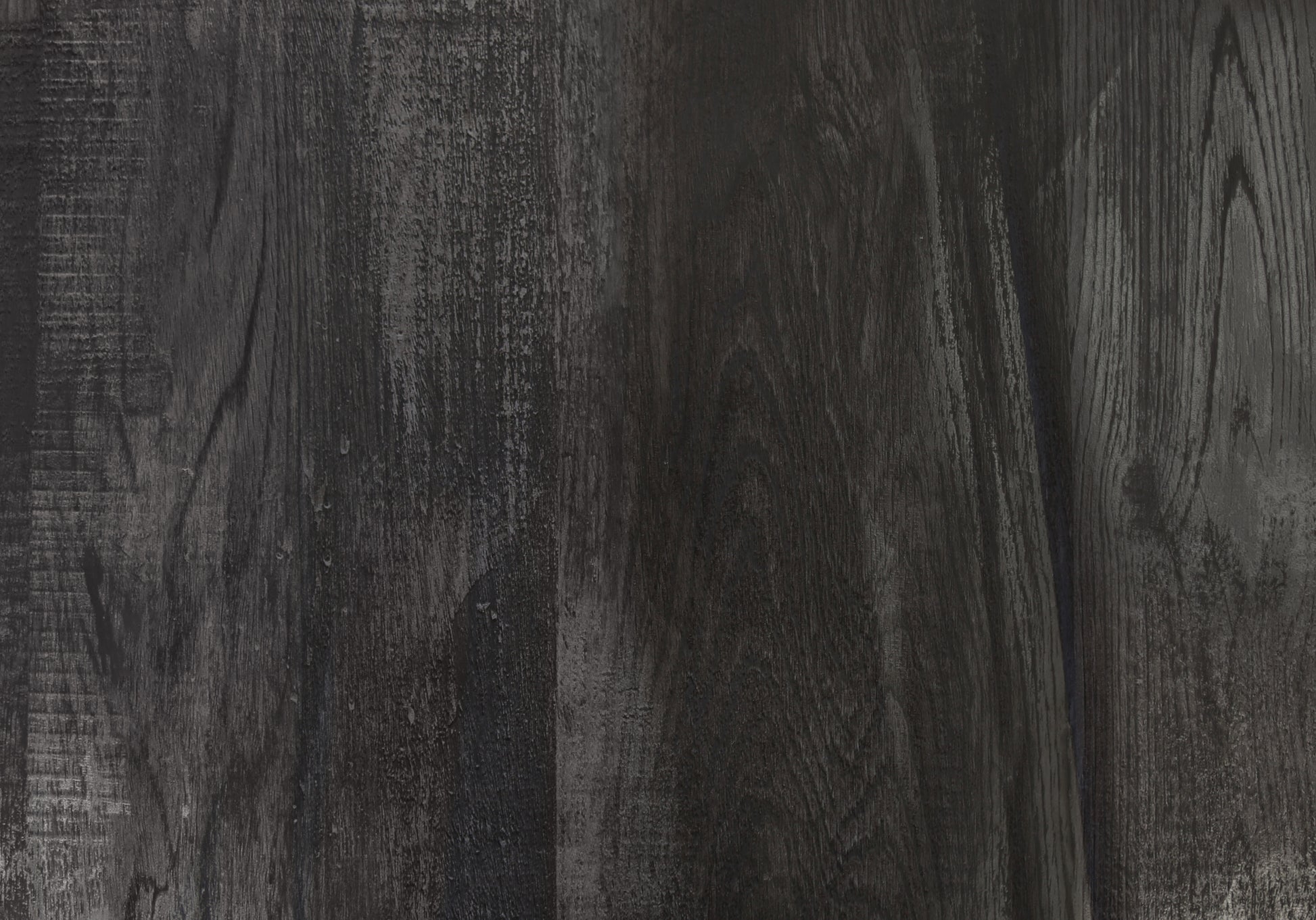 Dark charcoal wood grain texture for flooring or furniture applications