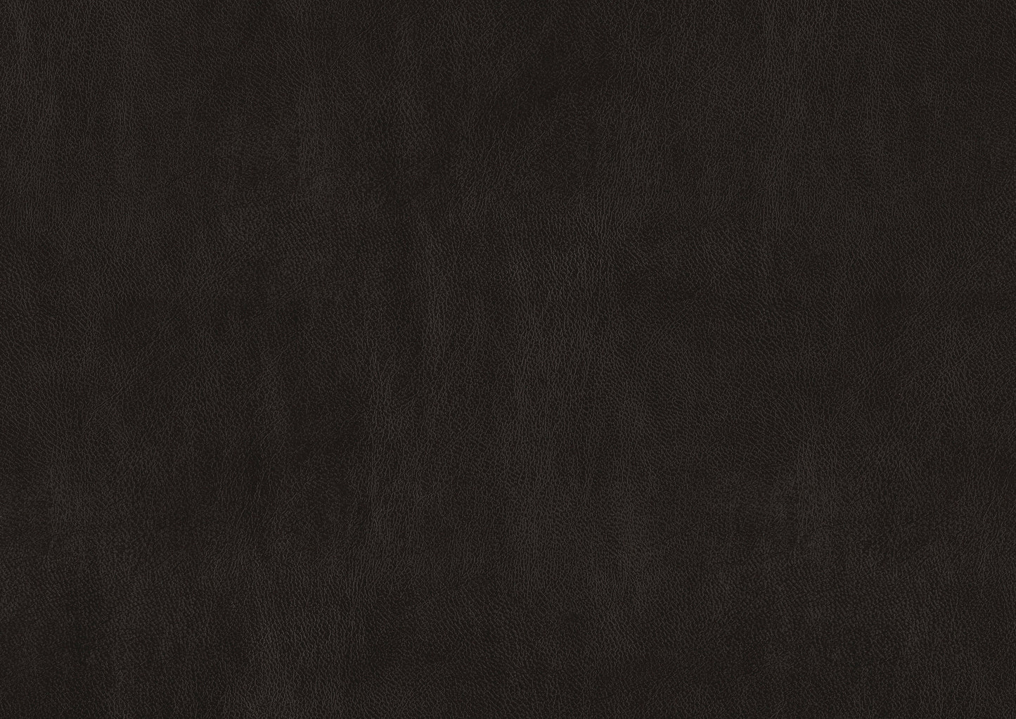 Closeup textured dark brown vegan leather swatch for upholstery