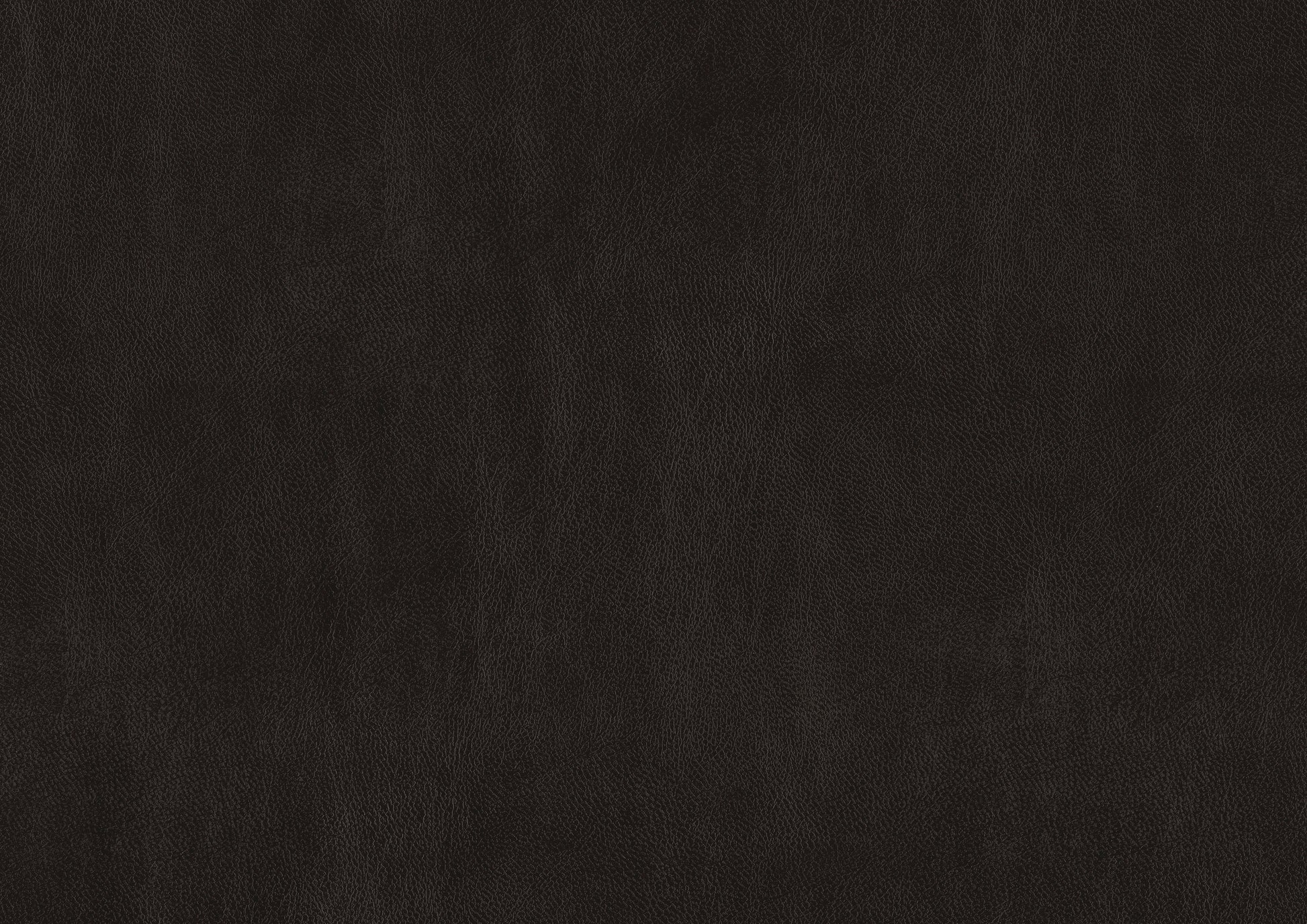 Closeup textured dark brown vegan leather swatch for upholstery