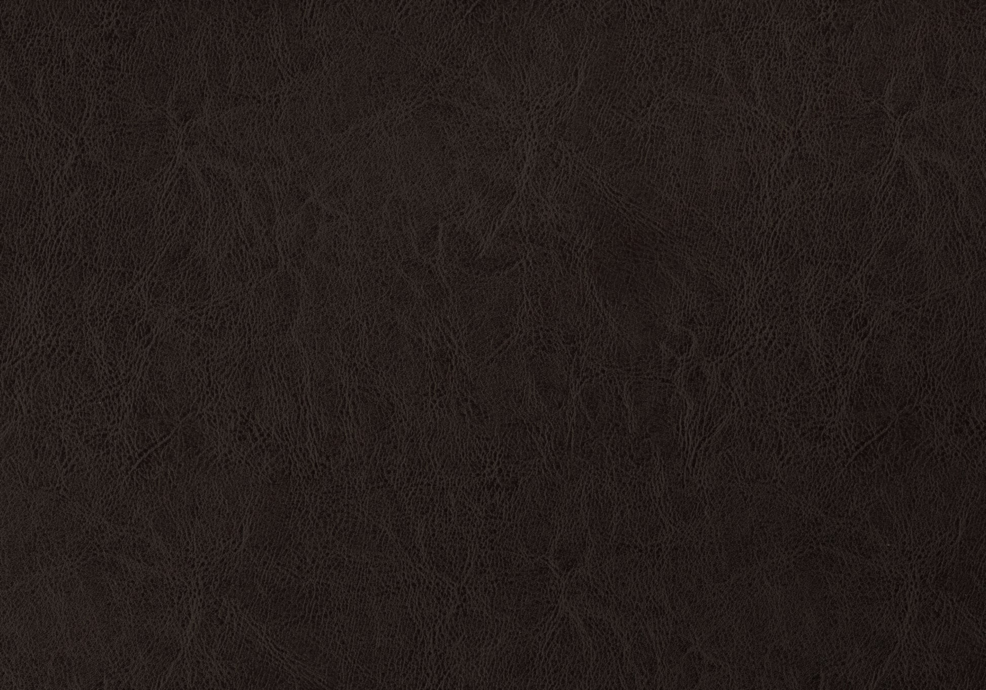 Dark brown faux leather texture with subtle creasing ideal for upholstery