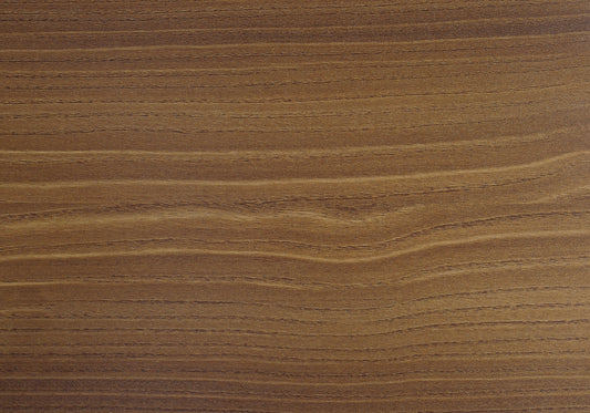Closeup of natural oak wood grain texture with warm brown tones