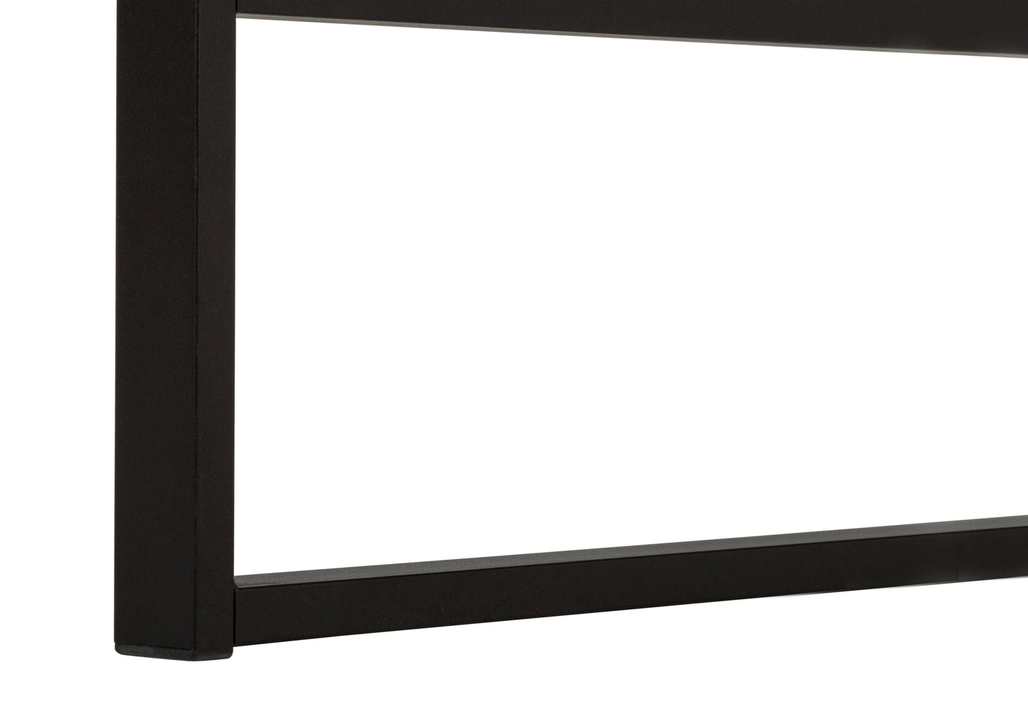 Black metal table leg frame detail minimalist design for modern furniture