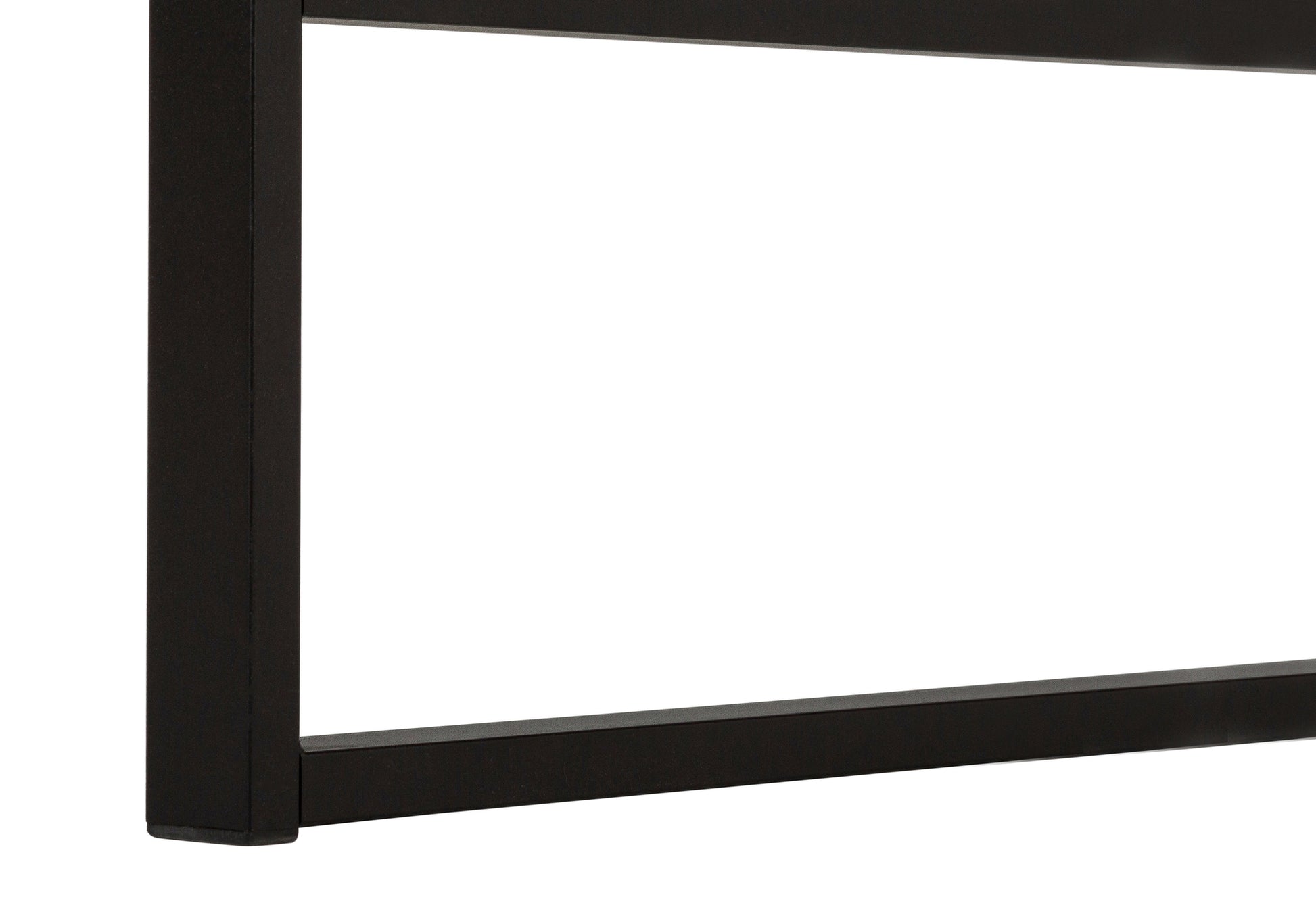 Black metal table leg frame detail minimalist design for modern furniture