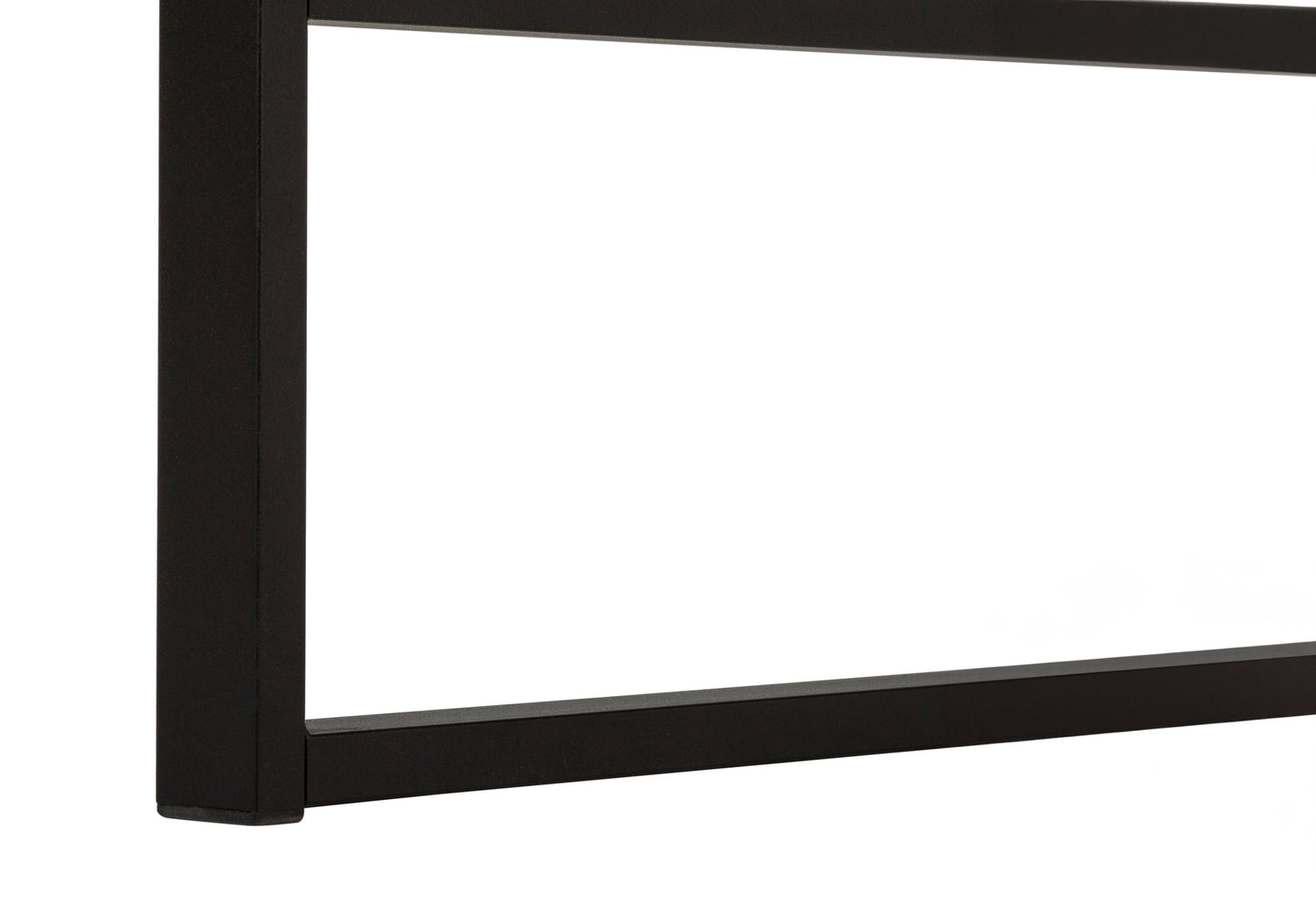 Black metal table legs with sleek modern design