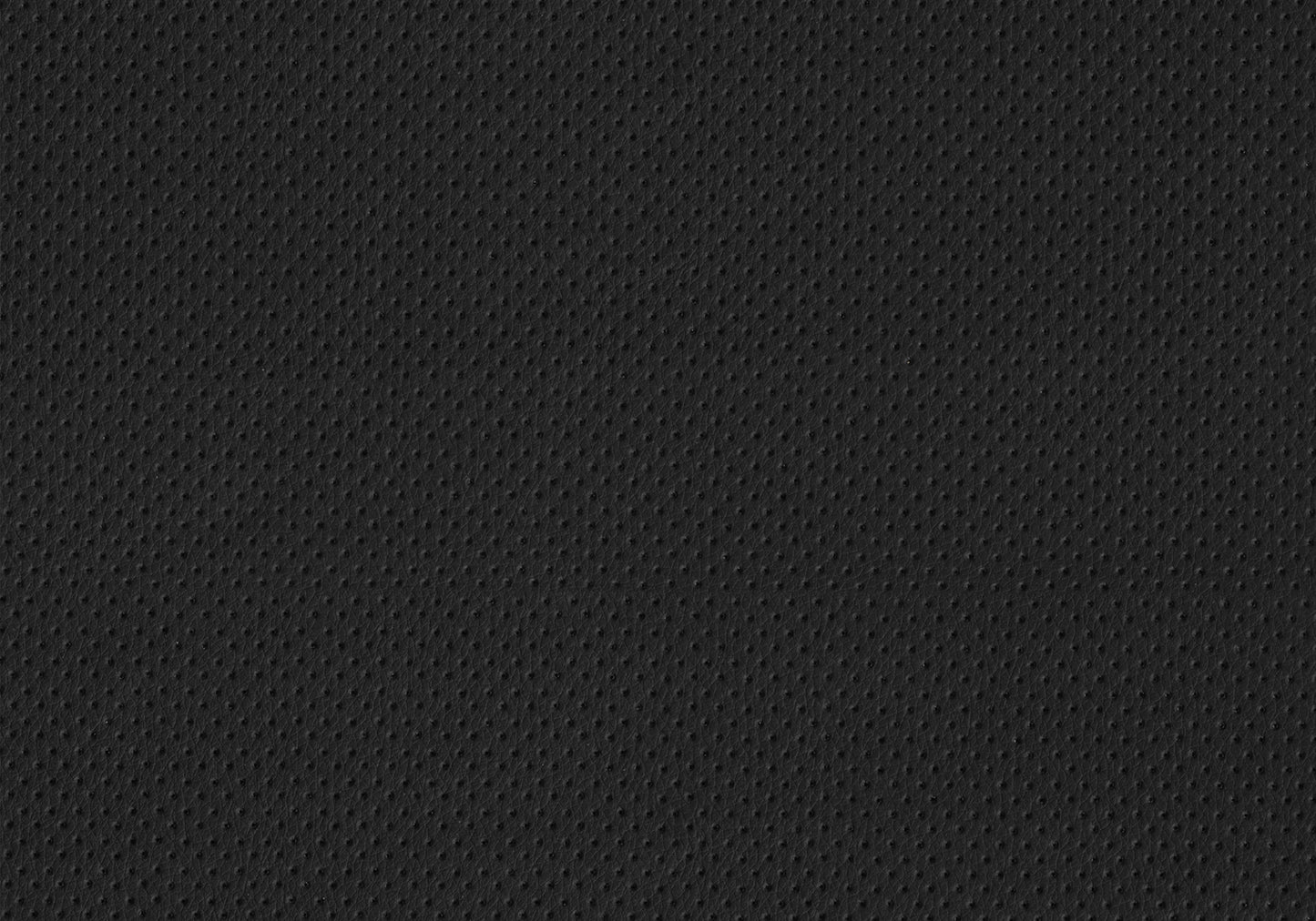 Textured black faux leather with a subtle embossed dot pattern