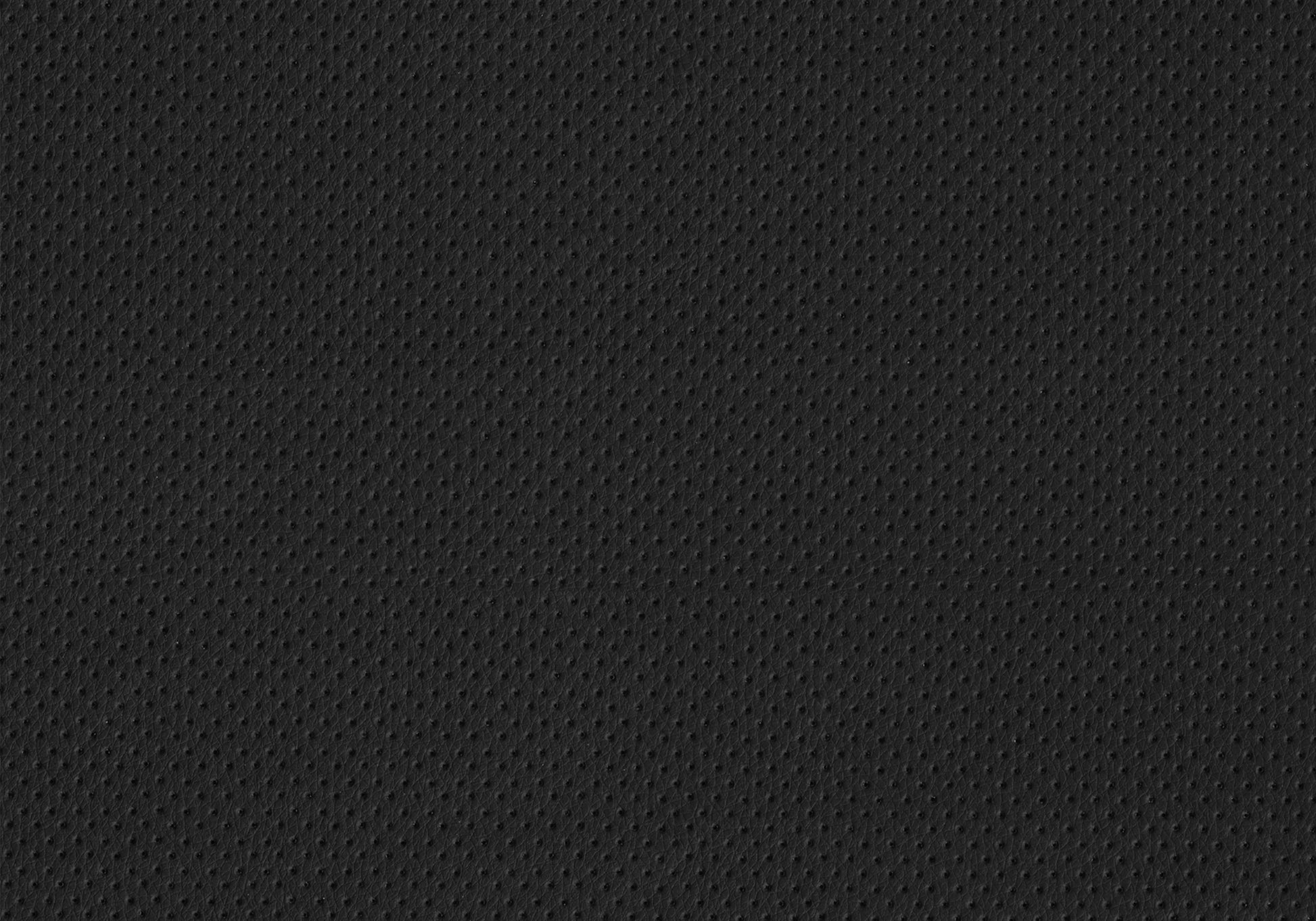 Textured black faux leather with a subtle embossed dot pattern