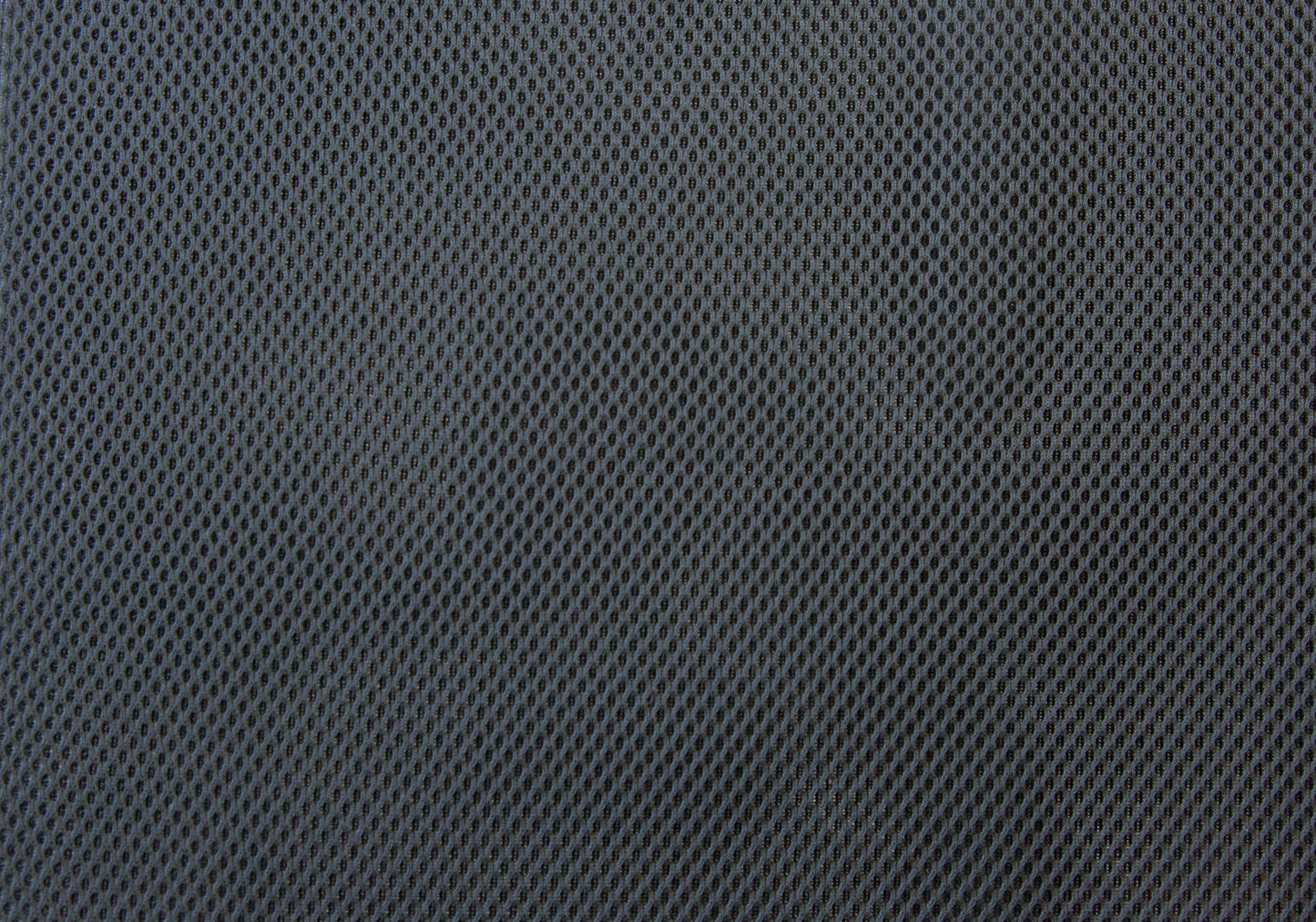 Dark grey mesh fabric with hexagonal pattern perfect for breathable upholstery