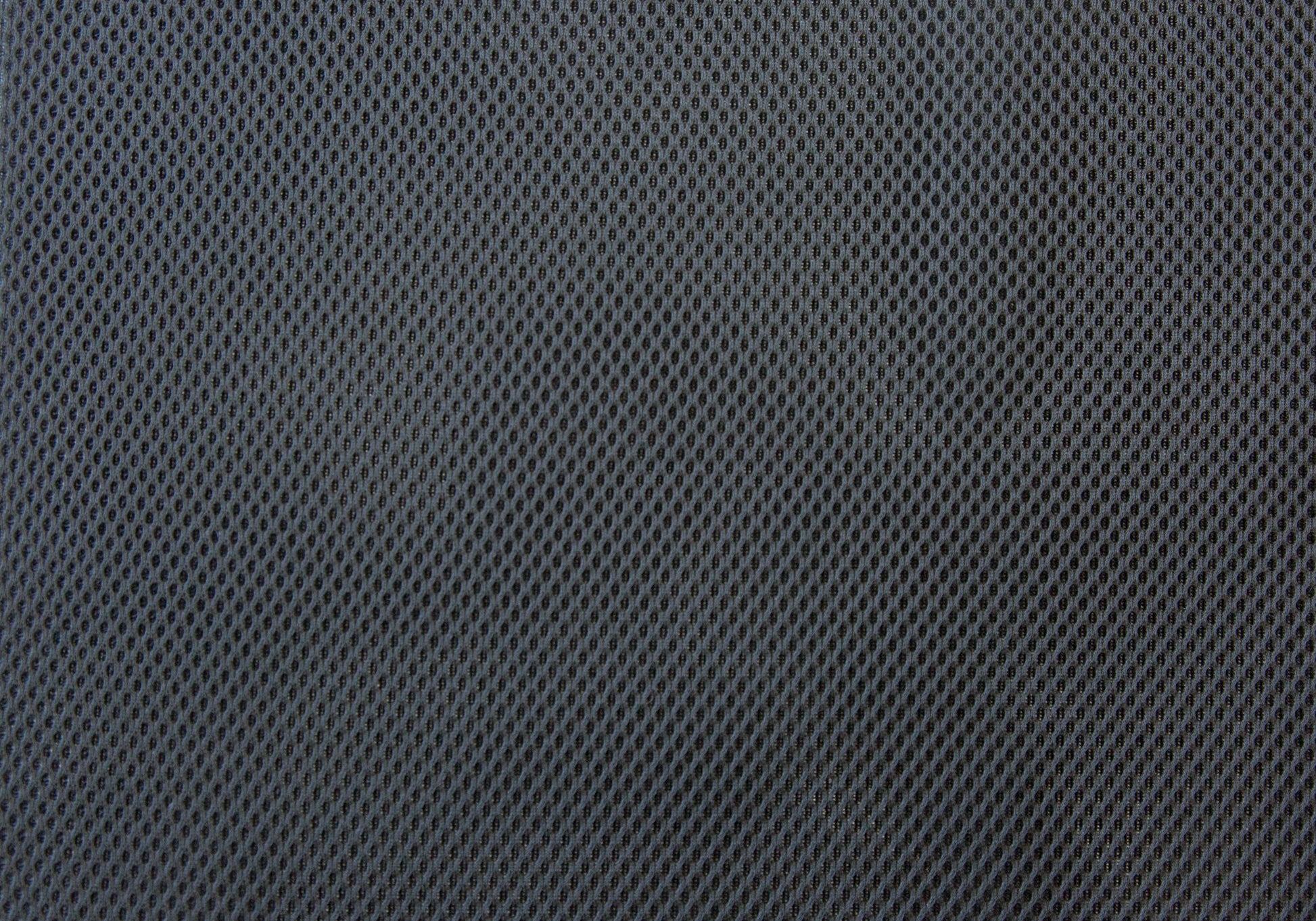 Dark grey mesh fabric with hexagonal pattern perfect for breathable upholstery