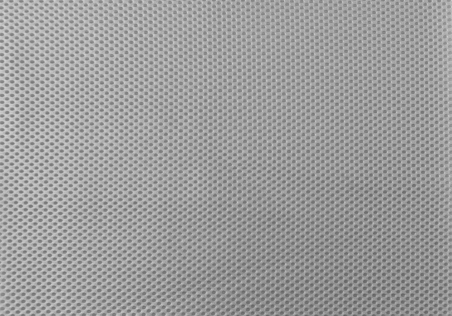 Gray perforated mesh fabric detail ideal for breathable upholstery