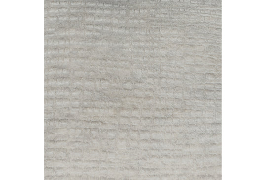 Closeup textured grey fabric with horizontal ribbing ideal for upholstery
