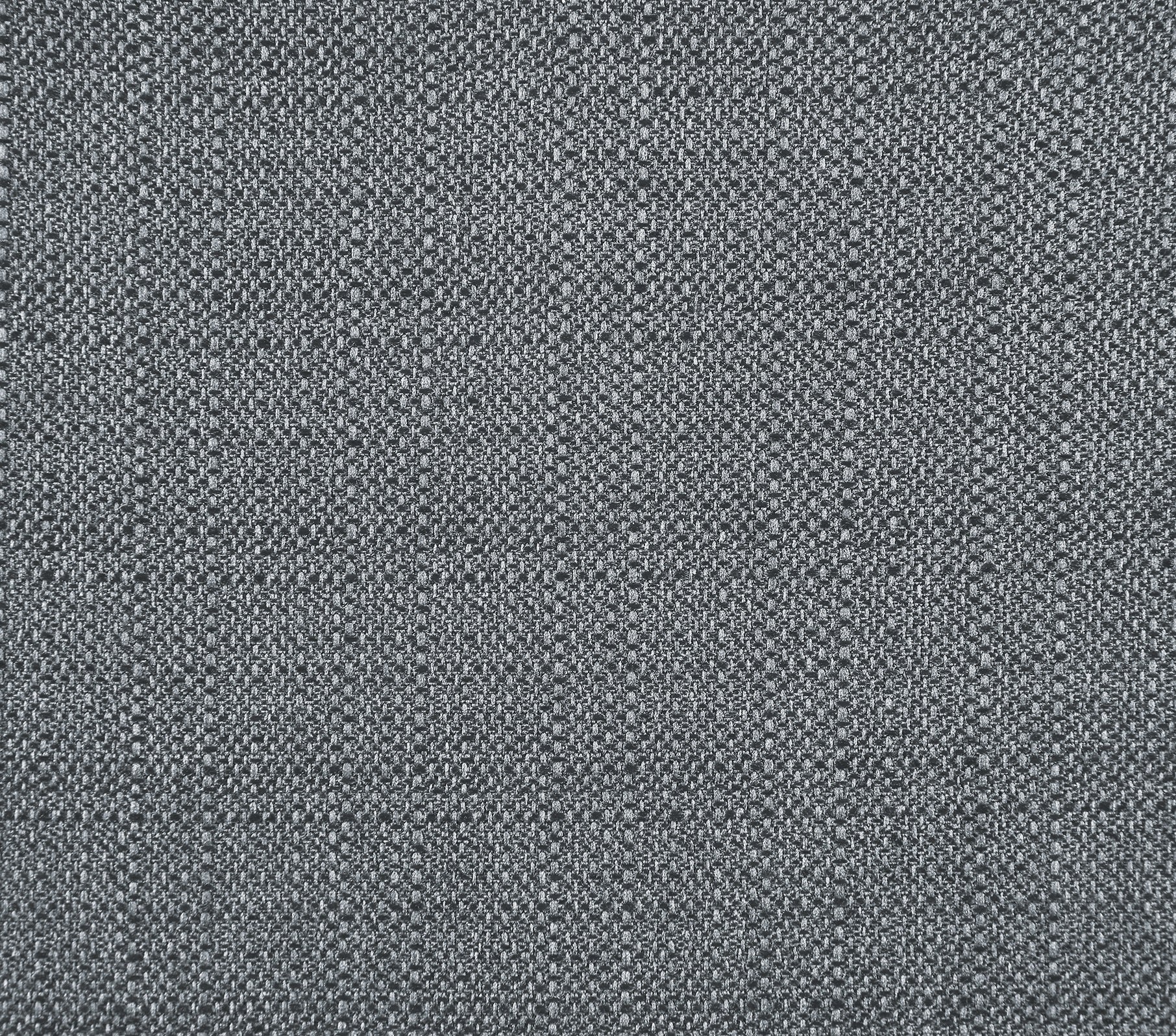 Closeup of a textured charcoal grey woven fabric ideal for upholstery