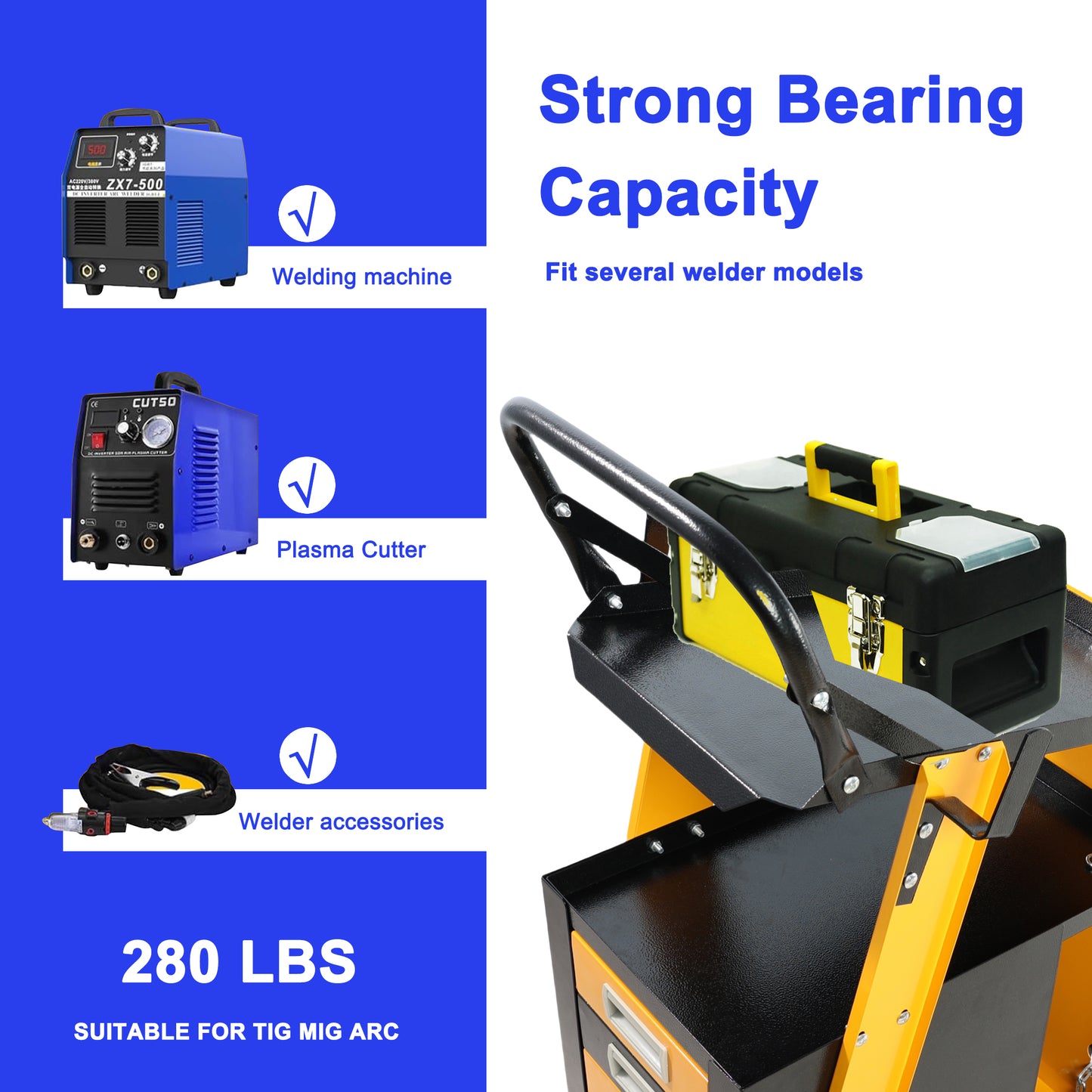 Blue DC inverter arc welding machine with digital display and inputoutput ports