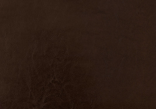 Rich dark brown textured faux leather fabric for upholstery projects