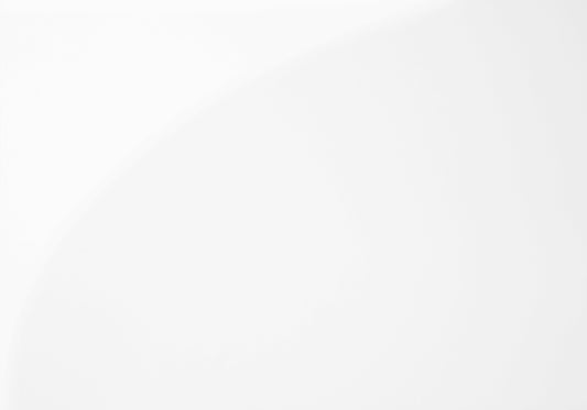 Sleek modern white ceramic tile with a glossy finish