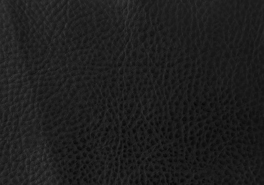Black pebble grain leather texture for upholstery and accessories