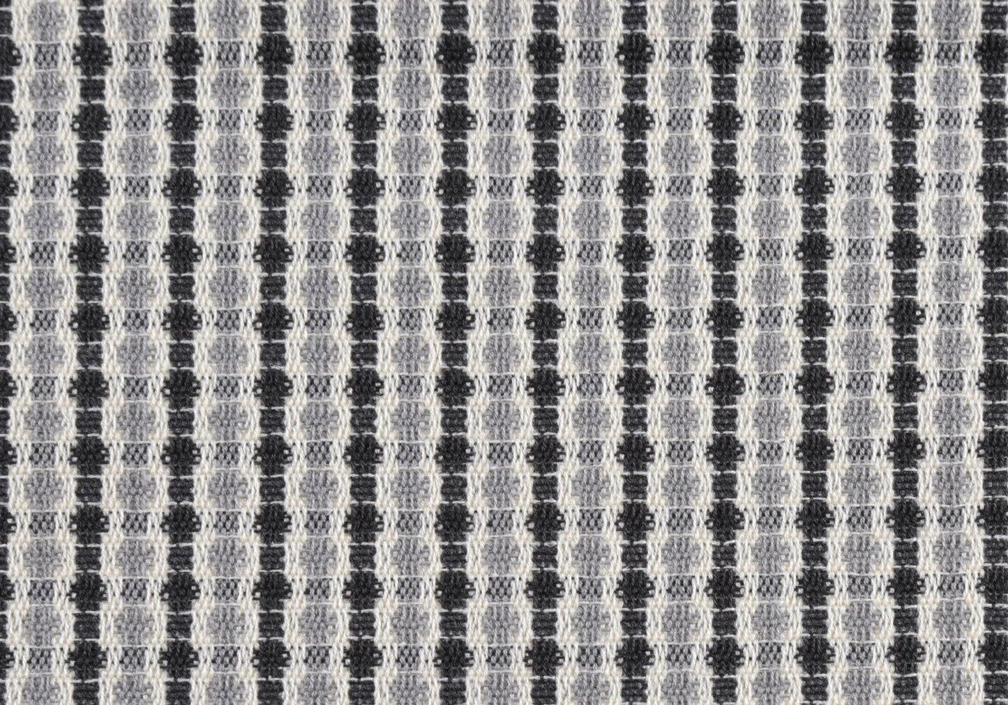 Gray and black checked fabric texture ideal for upholstery and decor accents