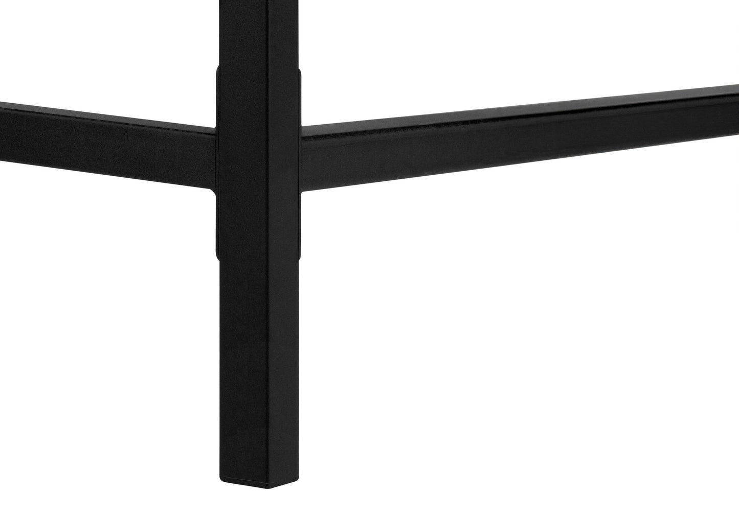 Black metal table leg frame for modern furniture support