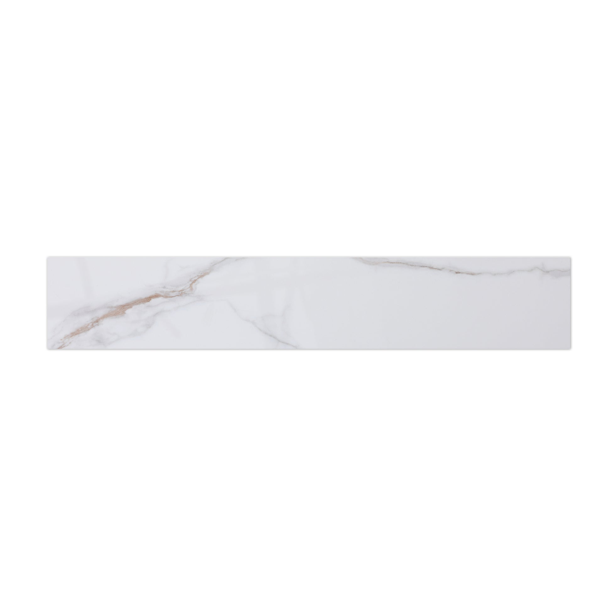 White marble tile with subtle gold veining
