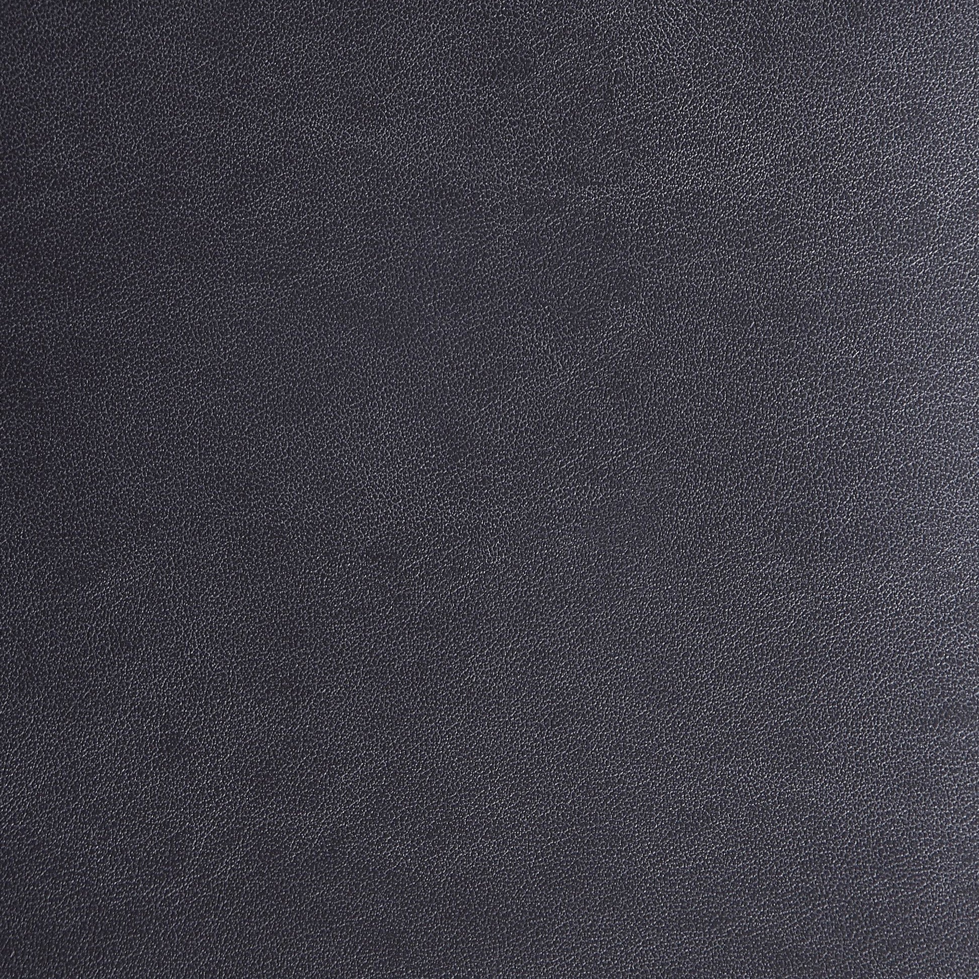 Closeup of dark gray textured vegan leather fabric surface
