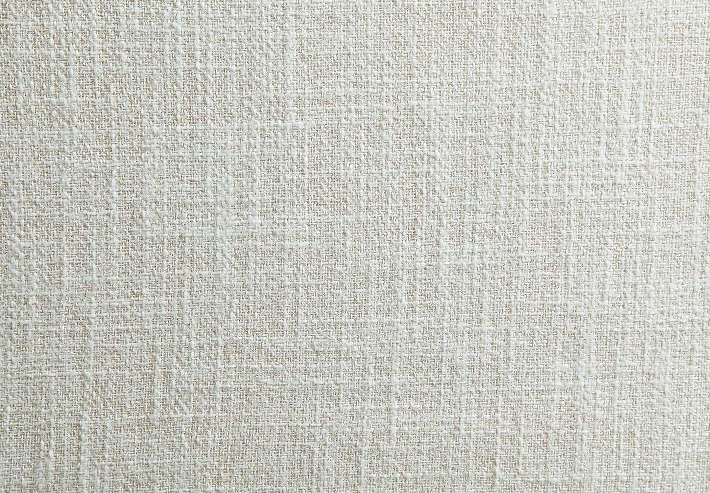 Cream woven textured upholstery fabric perfect for durable furniture Closeup view