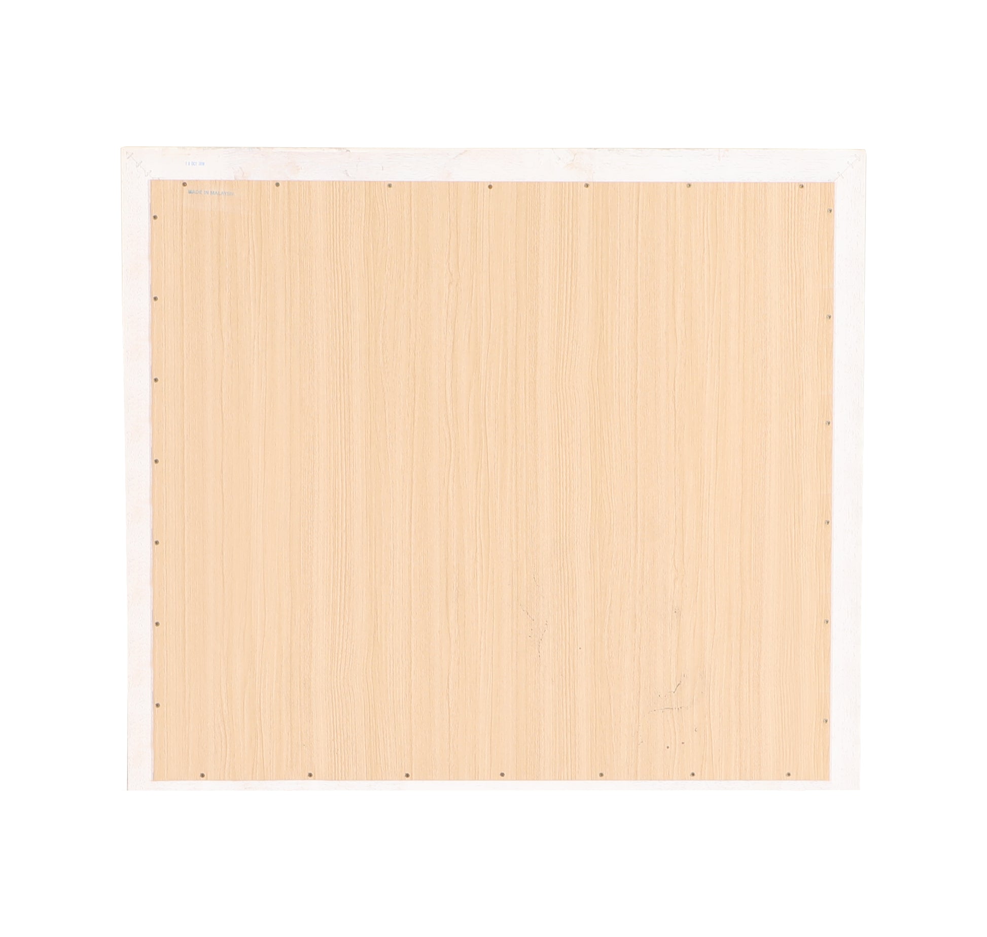 Light wood grain panel with white border