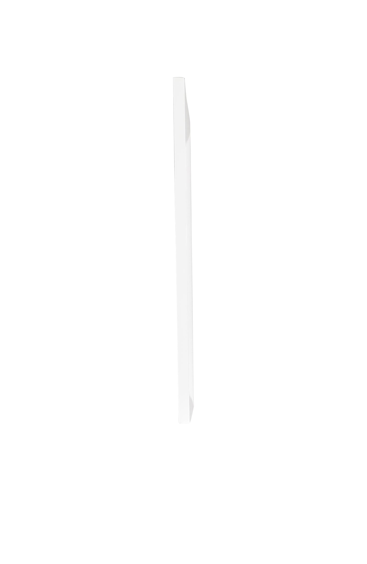 Minimalist white wall art panel clean edge design for modern interiors