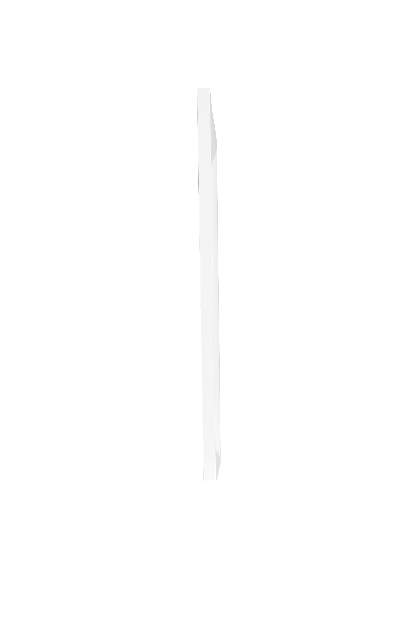 Minimalist white wall art panel clean edge design for modern interiors