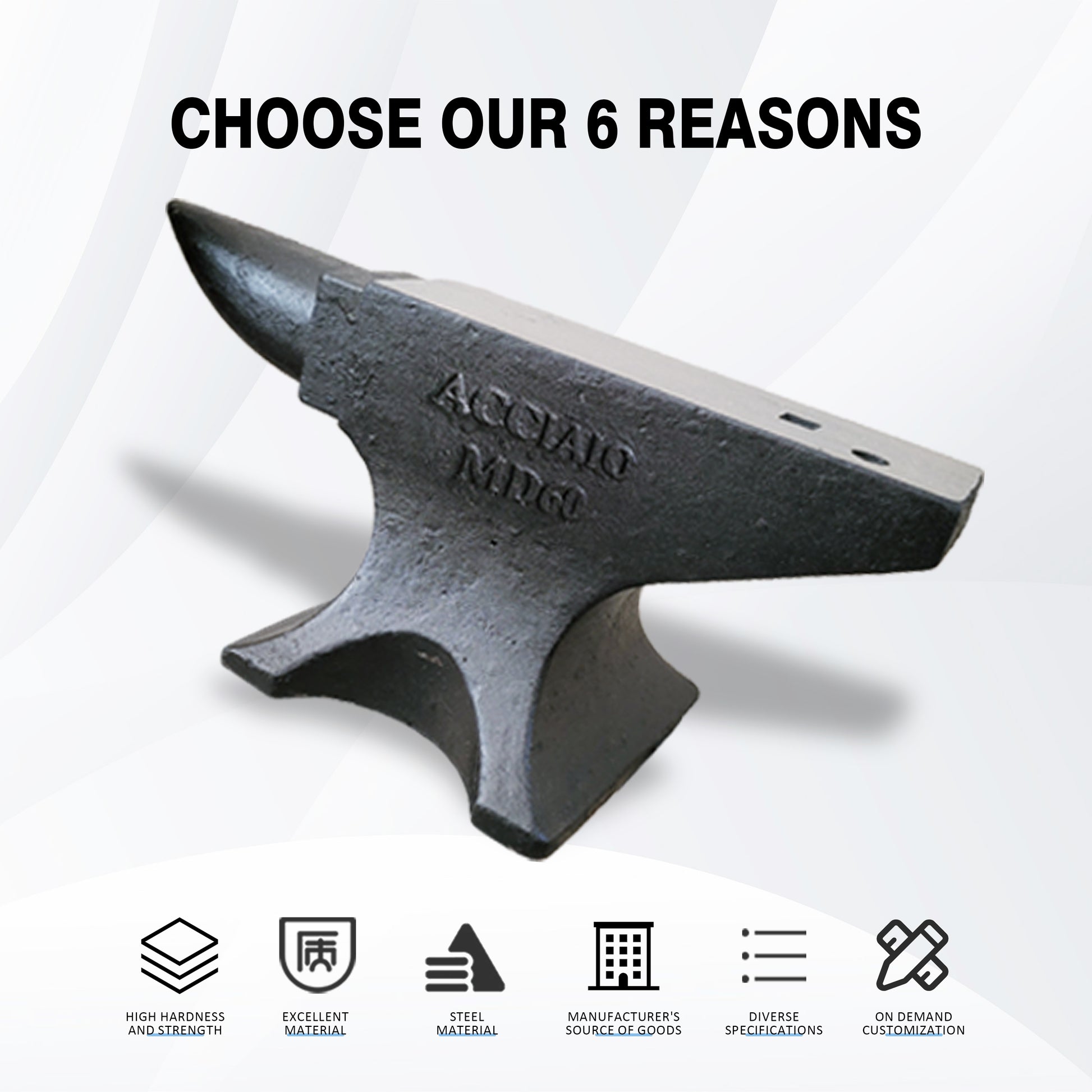 Heavyduty steel anvil with horn and heel perfect for blacksmithing and metal shaping tasks