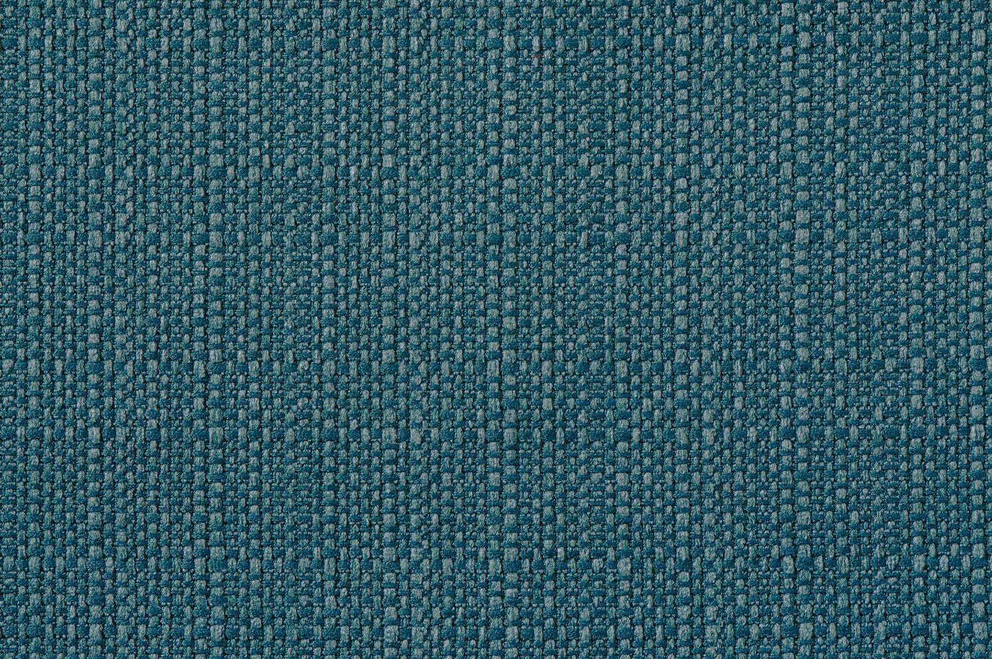 Teal textured weave upholstery fabric with a subtle sheen