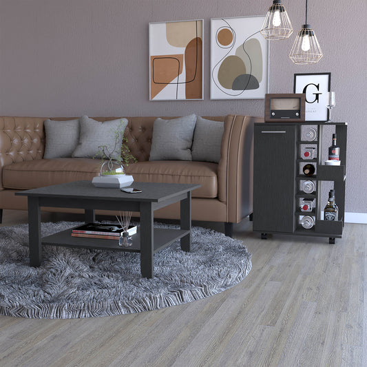 Tufted brown leather chesterfield sofa with grey throw pillows offering classic seating