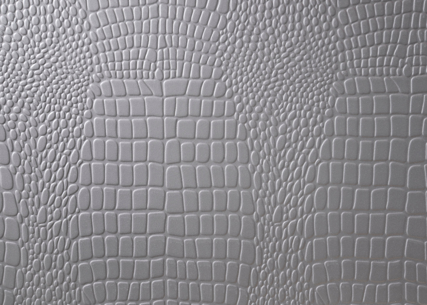 Textured grey faux crocodile skin material perfect for luxury handbags and accessories