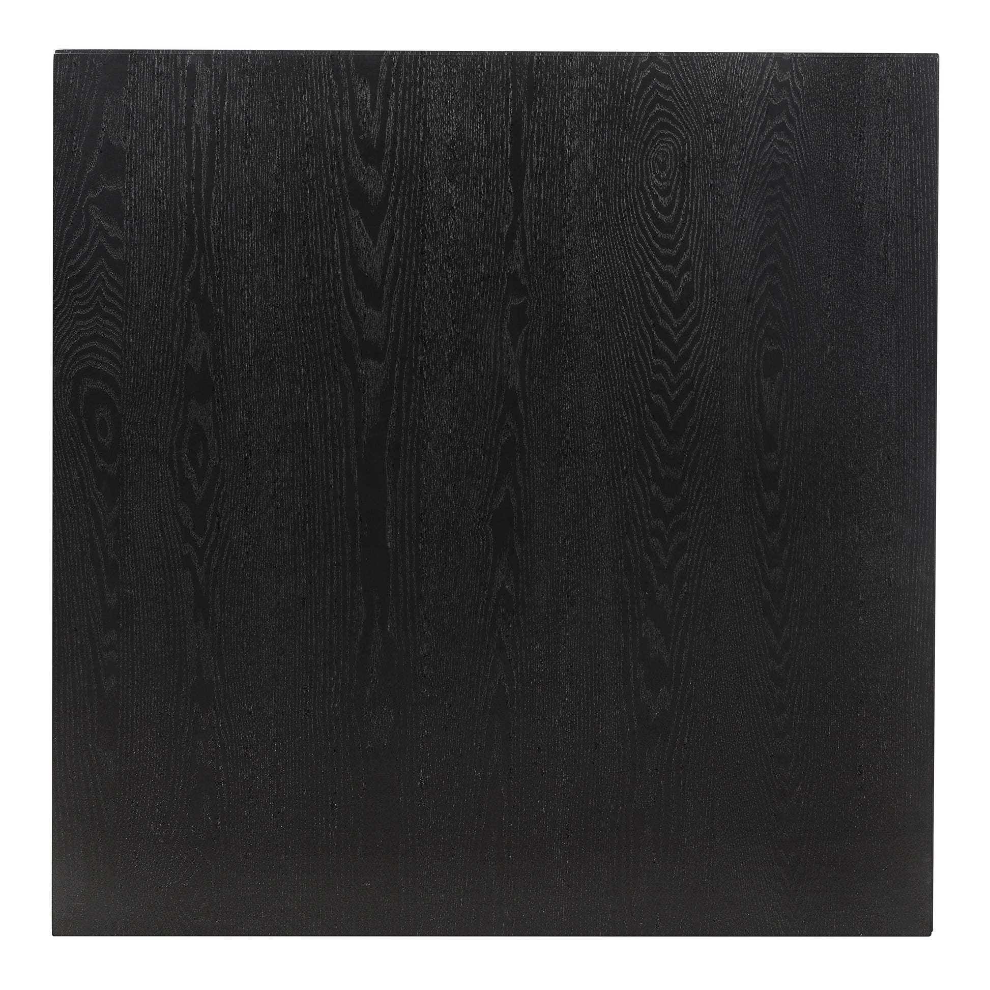 Dark wood veneer desk surface with a natural grain pattern