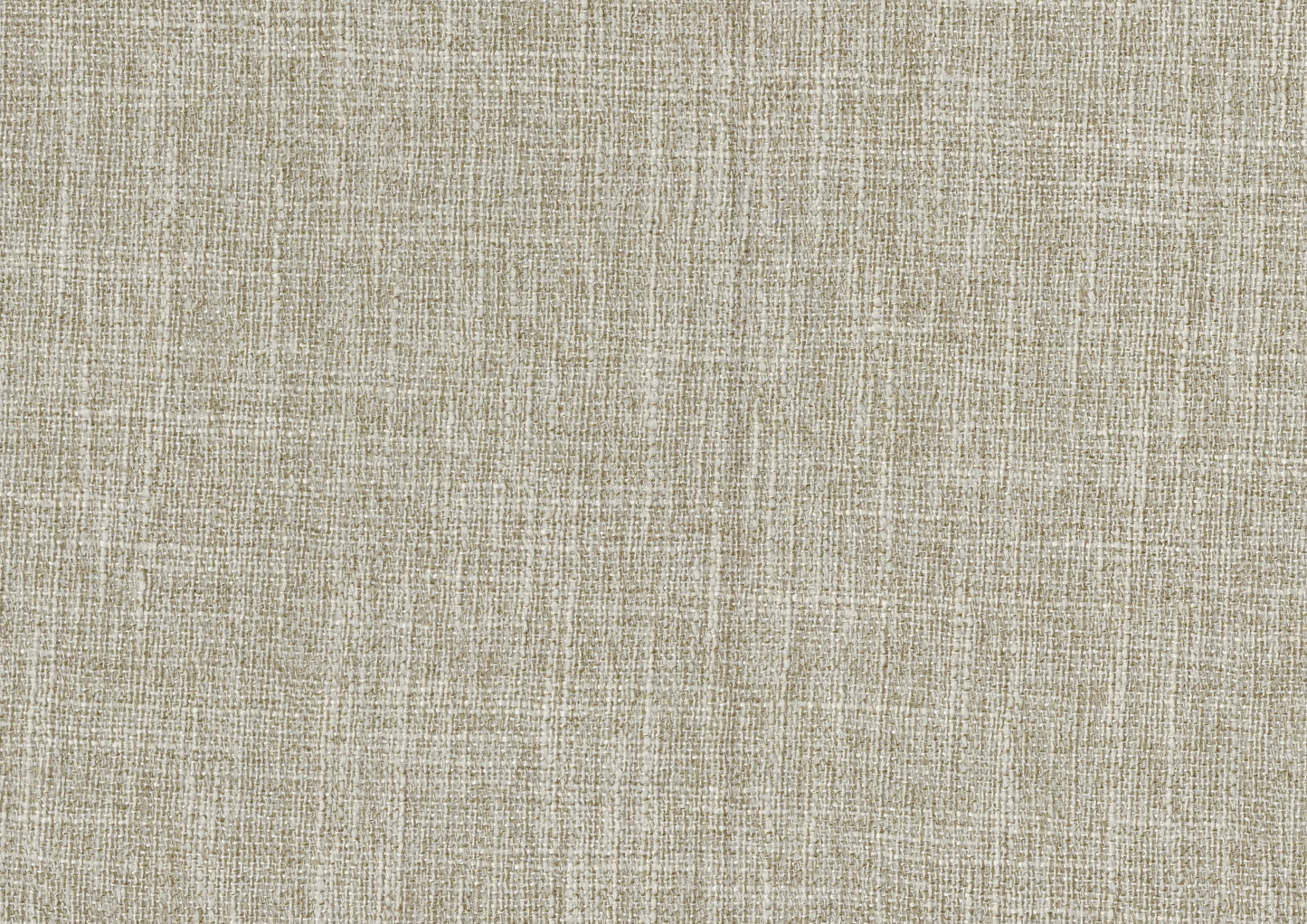 Textured beige linen fabric swatch with visible weave pattern