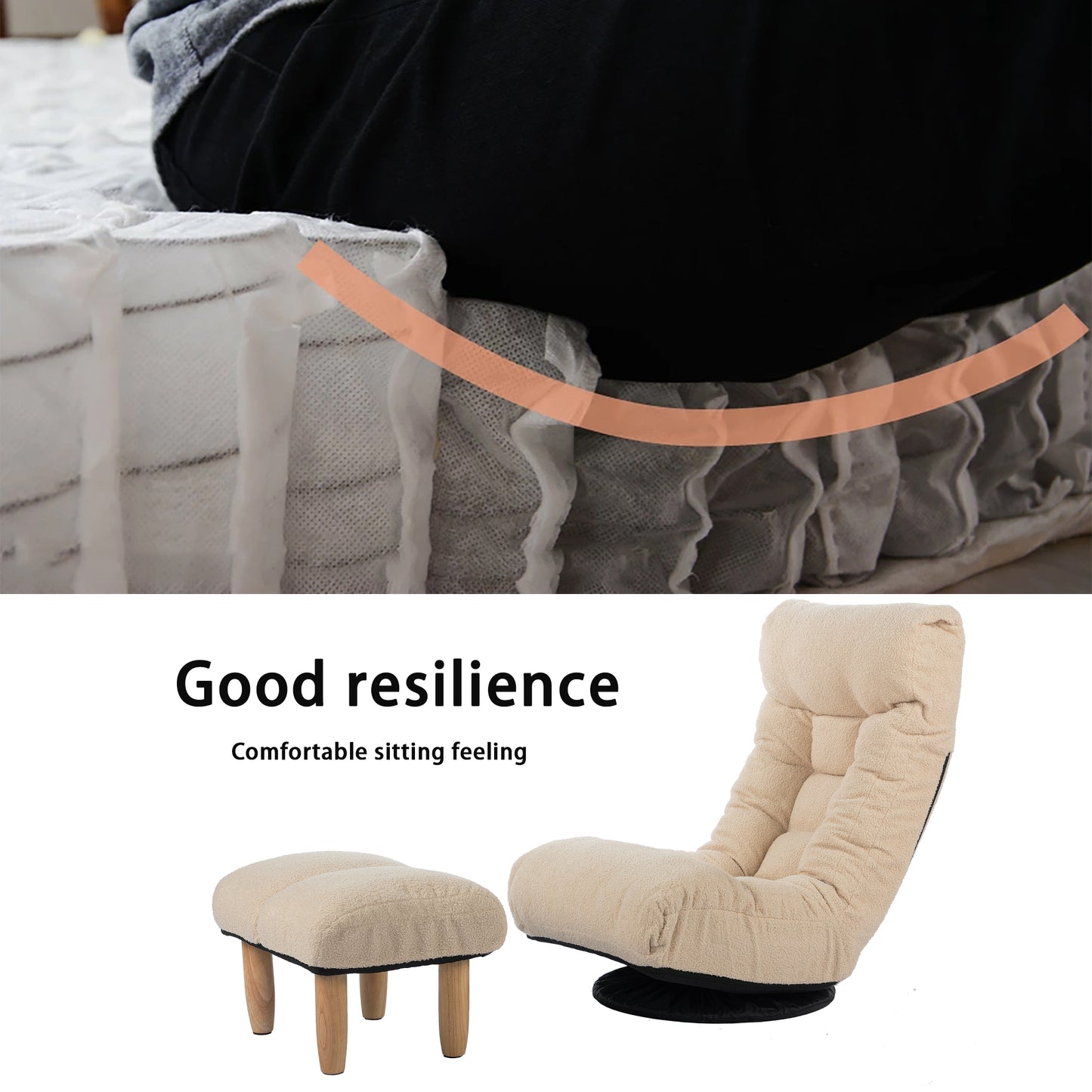 Closeup of coil mattress springs showcasing comfort and resilience for a restful sleep