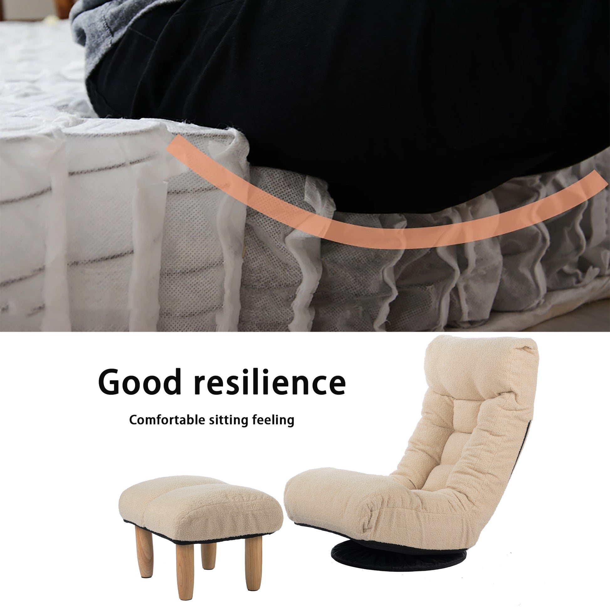 Closeup of coil mattress springs showcasing comfort and resilience for a restful sleep