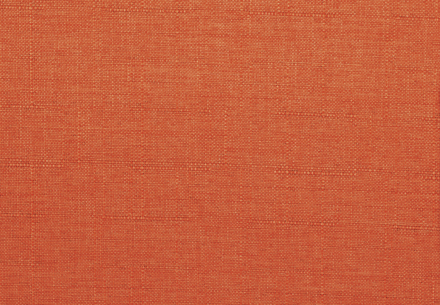 Textured burnt orange linen fabric swatch