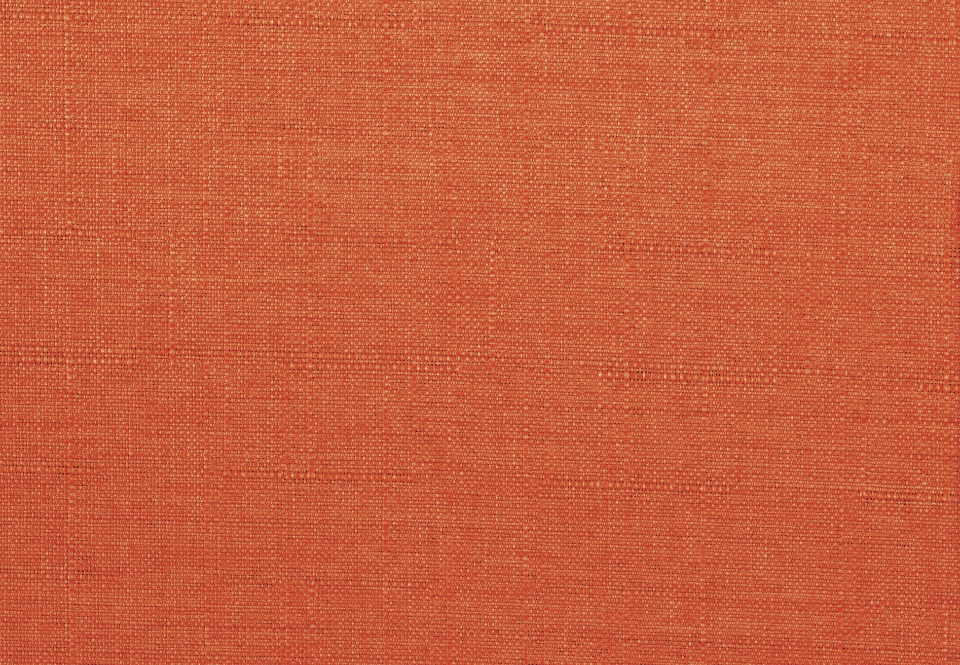 Textured burnt orange linen fabric swatch